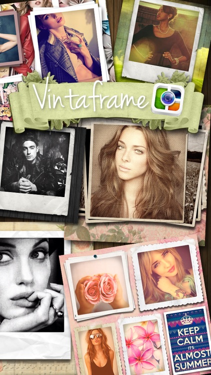 Vintaframe Pro - photo collage & scrapbooking frames for Instagram and twitter