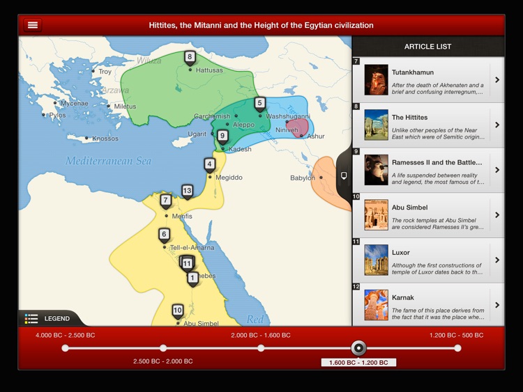 TIMEMAPS History of Ancient Egypt - Historical Atlas screenshot-4