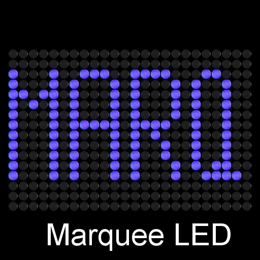 M's Marquee LED Banner