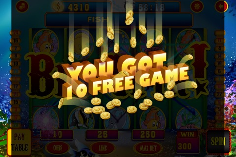 777 Blast Fish Slot Machines - (Gold Casino Slots) Win The Big Coin Cash Machines Free screenshot 3