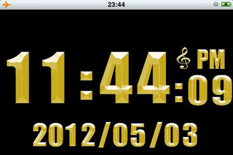 Gold Alarm Clock screenshot 3