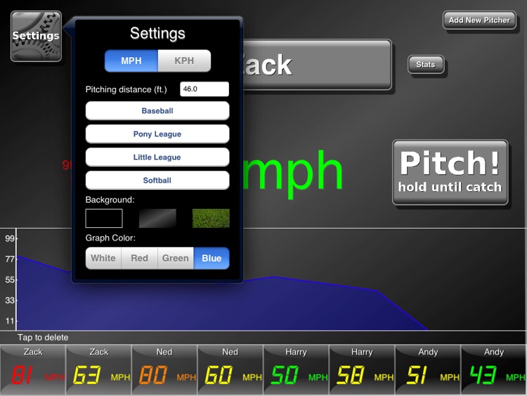 Baseball Radar Gun HD