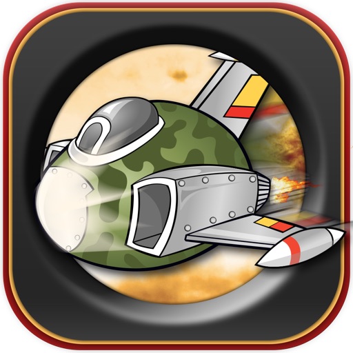 Sketch Plane Gunship - Aerial Warfare battle ground mission iOS App