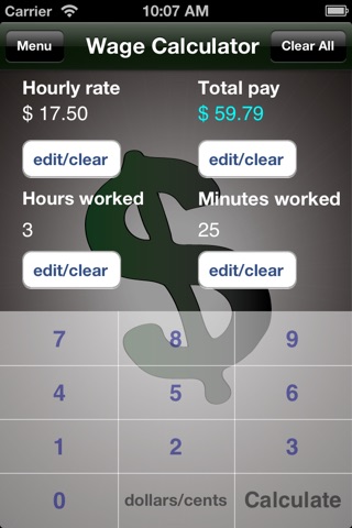 Wage Calculator screenshot 2