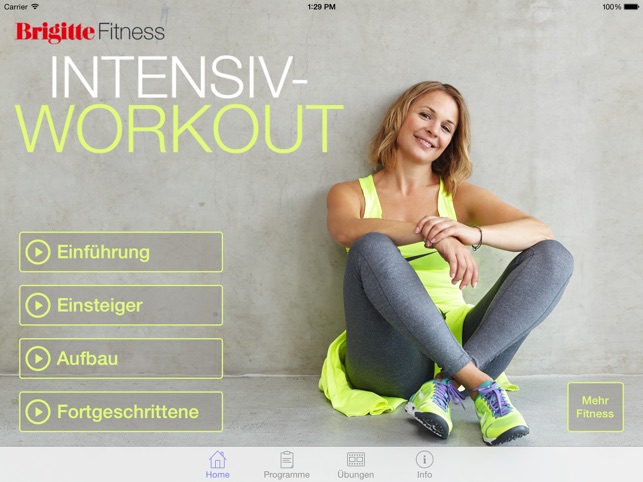 Brigitte Fitness Intensiv-Workout HD(圖1)-速報App