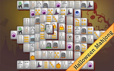 Halloween Mahjong screenshot 2