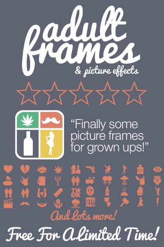 Adult Frames & Picture Editor HD Free - Edit Your Photo.s & Add Fun, Sexy, Colorful & White Frames! (17+) screenshot 2