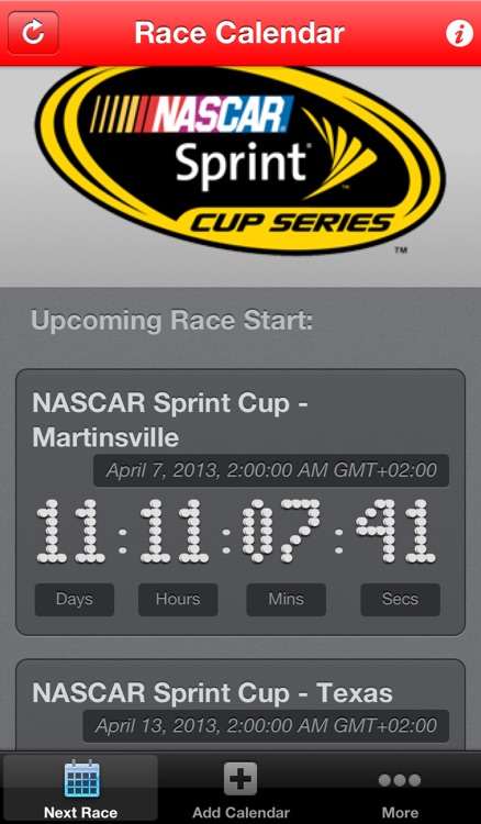 Race Calendar HD screenshot-3