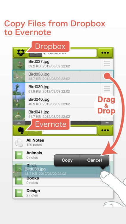 Ever2Drop - FileCrane for Evernote and Dropbox