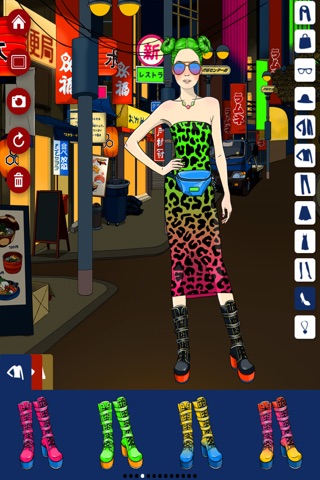 Walks in Tokyo - Dress Up and Make Up game for girls screenshot 2