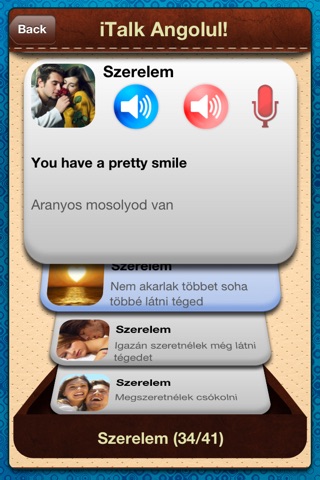 iTalk Angolul! társalgási szinten: tanulj meg angolul a hétköznapi kifejezések segítségével screenshot 3