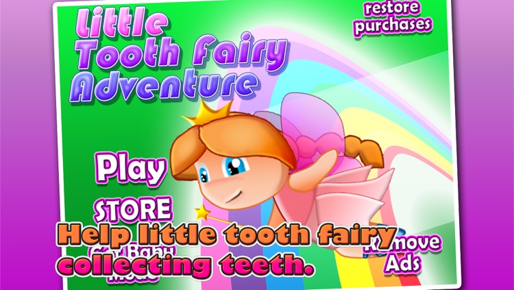 Little Tooth Fairy Dash Pro : Fly in Faries magic rainbow land