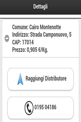Cerca Distributori Metano PRO screenshot 4