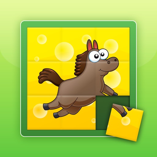 Jigsaw Animal Puzzle - Logic Game for Kids with Funny Cartoon Animals Icon
