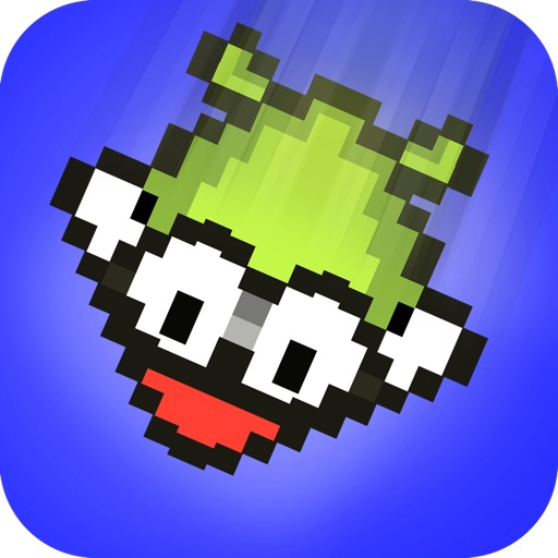 Falling Bird Action - The Pixel Flappy Red Wings Games Icon