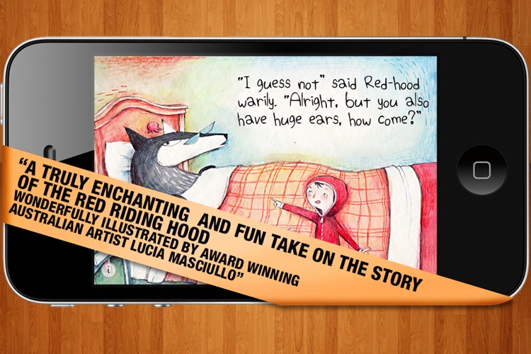 Mr. Wolf and the Ginger Cupcakes - Red Riding Hood, kids storybook screenshot-3