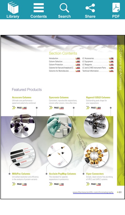 Thermo Scientific Chromatography Catalogs