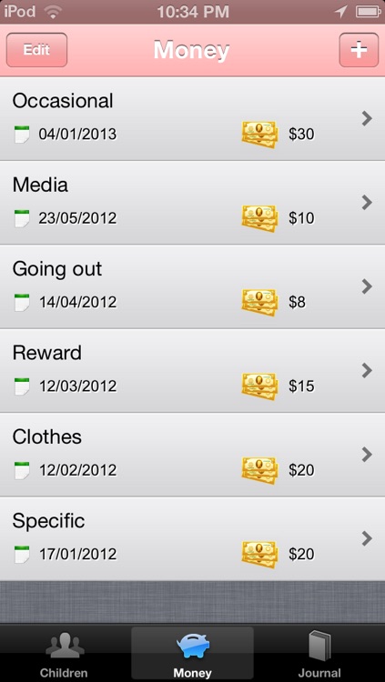 Follow spending pocket money of your children