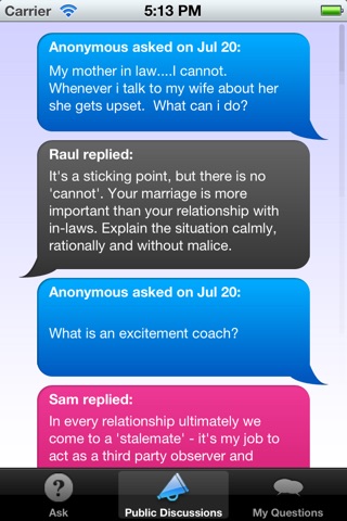 Relationship Help screenshot 2