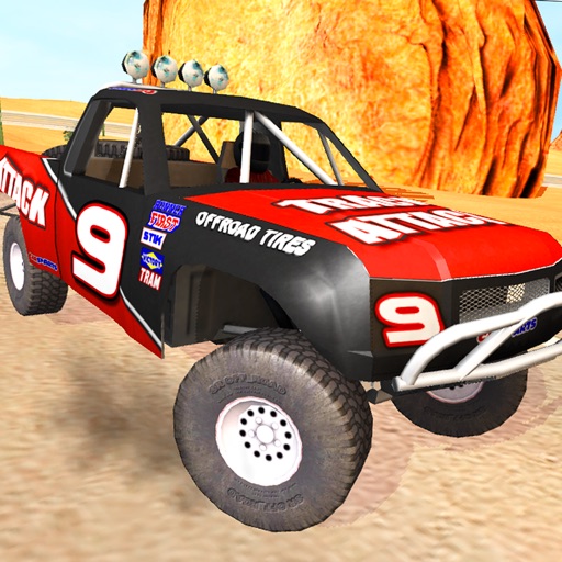 Dirt Truck 4x4 Offroad Racing Free Icon