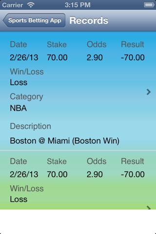 Sports Betting App screenshot 4