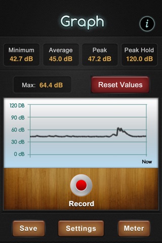 Graphing Decibel Meter — Reference for iPhone & iPad | AppStorio