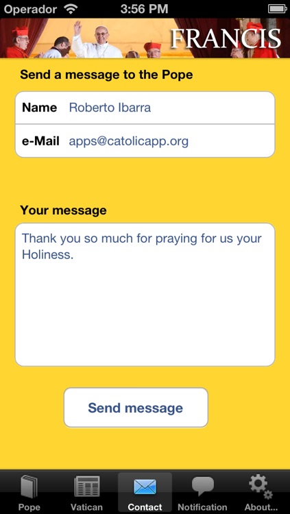 Messages from the Pope - Catolicapp.org