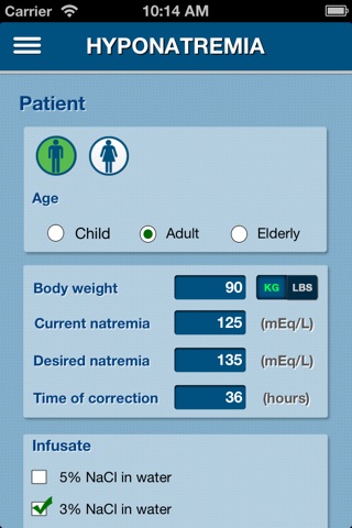 Dysnatremia screenshot 4