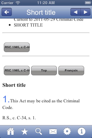 Criminal Code of Canada - Code Criminel screenshot 3