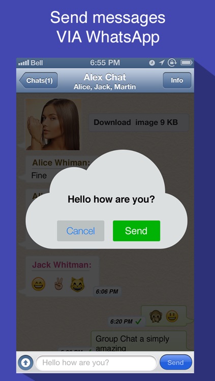 Voice Dictation for WhatsApp - Dictate your messages for the popular messenger