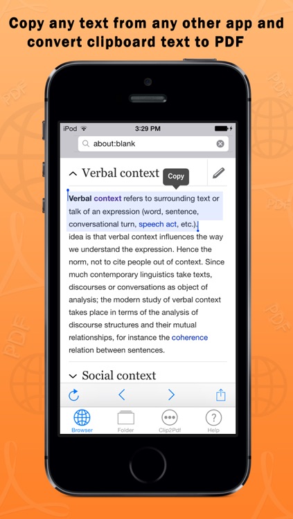 Any-to-PDF : converts any web page to pdf and clip board text to pdf screenshot-3