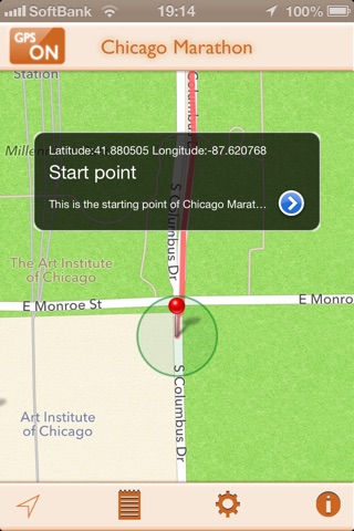 GPS-R for Chicago Marathon screenshot 2