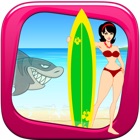 Bikini Beach Shark Jump Escape