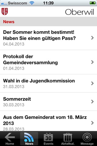 Oberwil screenshot 2