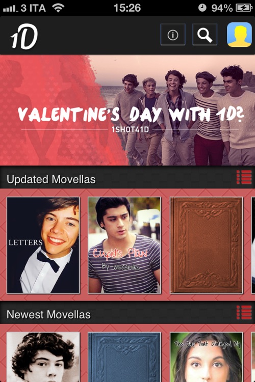 One Direction Valentine’s Stories