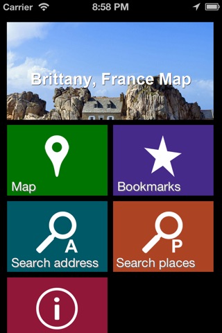 Offline Brittany, France Map - World Offline Maps screenshot 2