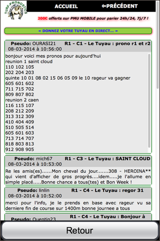 Turf Pronostics screenshot 4