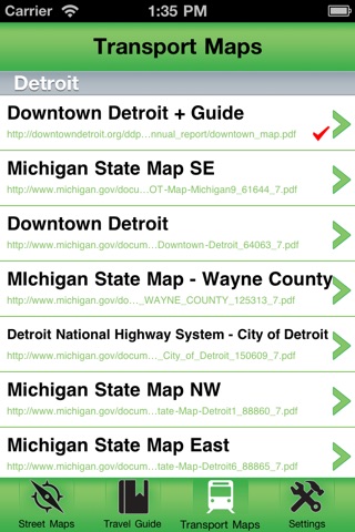 Detroit Offline Street Map screenshot 2