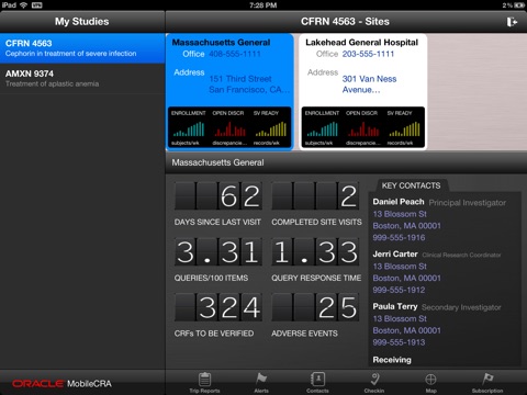 Oracle Health Sciences Mobile CRA screenshot 2