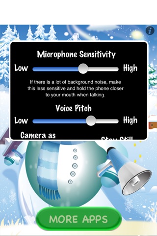 Talking Funny Snowman FREE screenshot 3