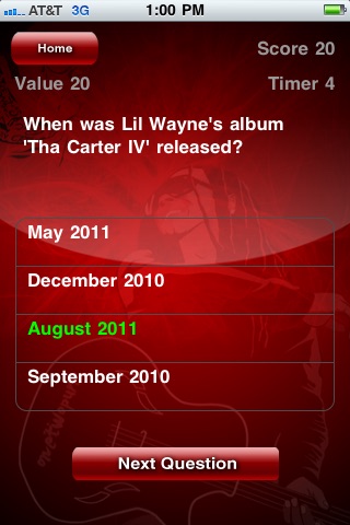 Lil Wayne Trivia screenshot 3