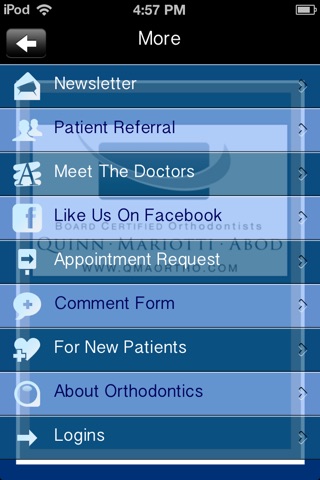QuinnMariottiAbod Orthodontics screenshot 2