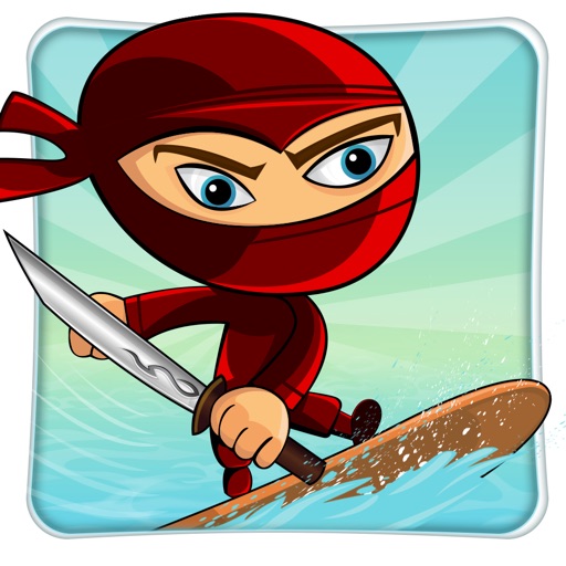 A Line Runner Surfer Ninja Icon