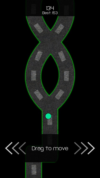 Keep The Dot in - Drag the Ball on Road