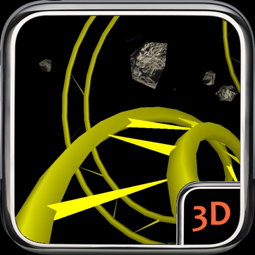 Coaster in Space! 3D Stereograph icon