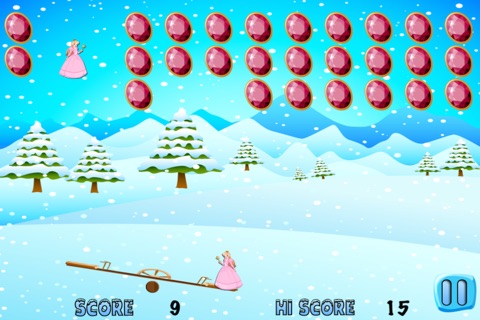 Frozen Princess See Saw - Happy Snow Jumping Game Free screenshot 3