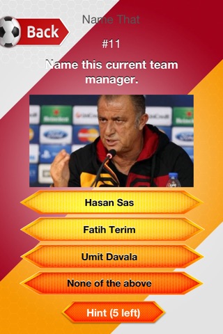 Galatasaray Football Quiz screenshot 4
