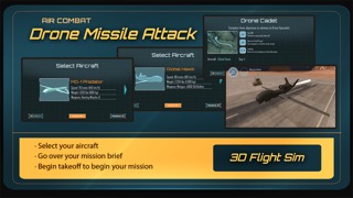 エアーコンバットドローンパイロットミサイル攻撃シミュレータ 3Dのおすすめ画像4