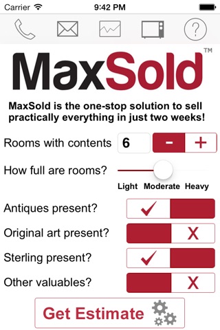 MaxSold Estimator screenshot 2