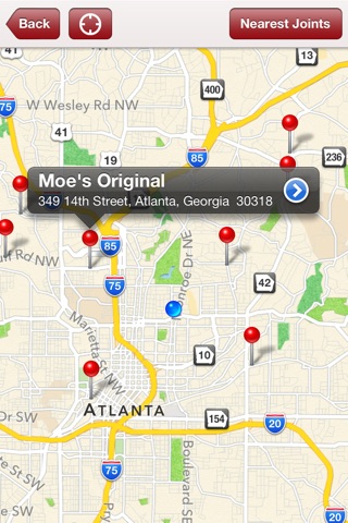 The Atlanta Bar-B-Q Club BBQ Locator screenshot 2